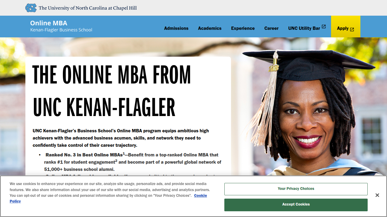 Explore the UNC Kenan-Flagler Business School's online MBA programs, offering strong earning potential for graduates.