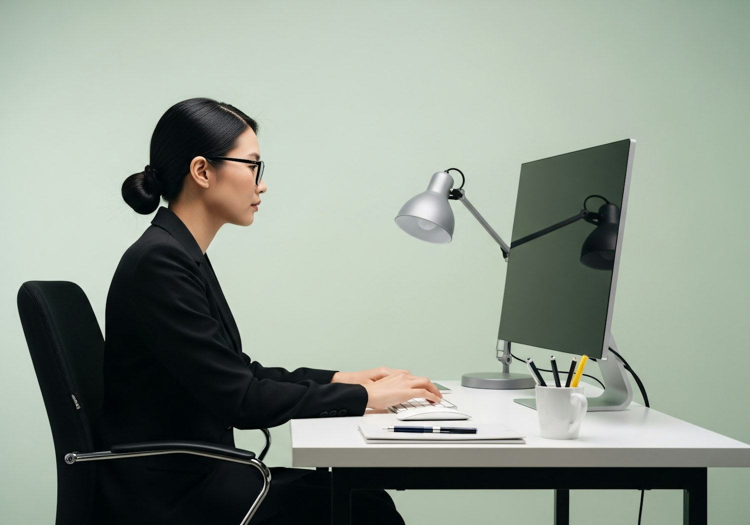 A well-designed home office with good lighting and a clean background can enhance professionalism in remote roles like B2B appointment setting.